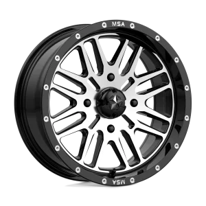 MSA Offroad Wheels – M38 BRUTE – Black – 16″x7″ 10mm – Summer Wheels – M38-06756